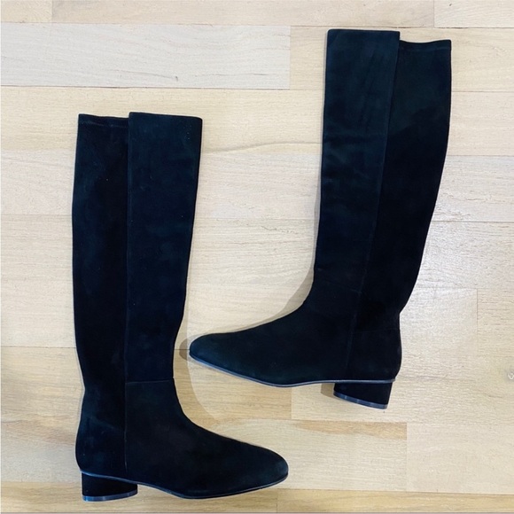 Stuart Weitzman stretch suede over the knee boots NEW - Picture 2 of 6